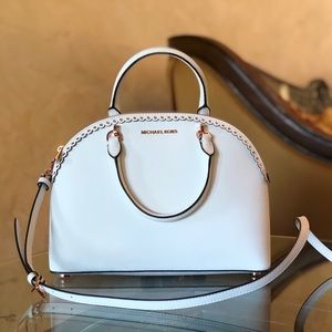 NWT Michael Kors Large dome Emmy Satchel Handbag